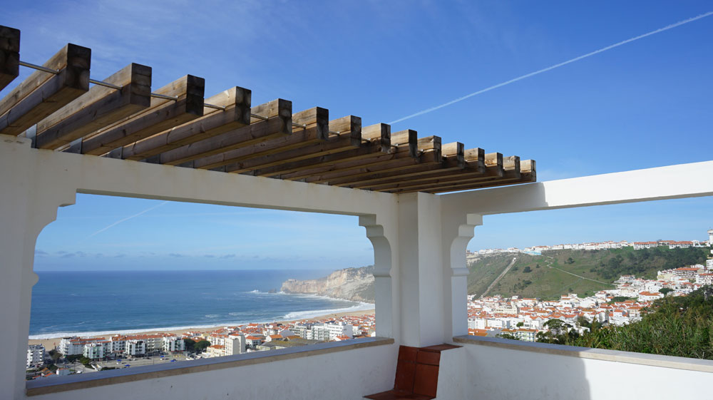 Viewpoint Pederneira in Nazare Silver Coast Portugal 1