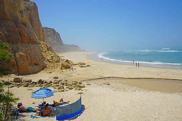 Vale Furado beach in Portugal