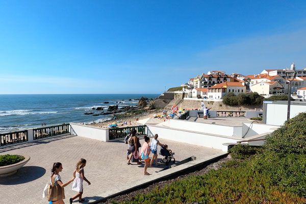 Sao Pedro de Moel beach in Portugal