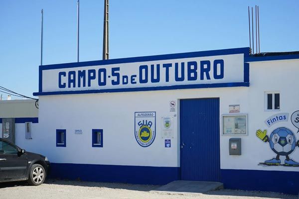 Football field in Alfeizerao Portugal